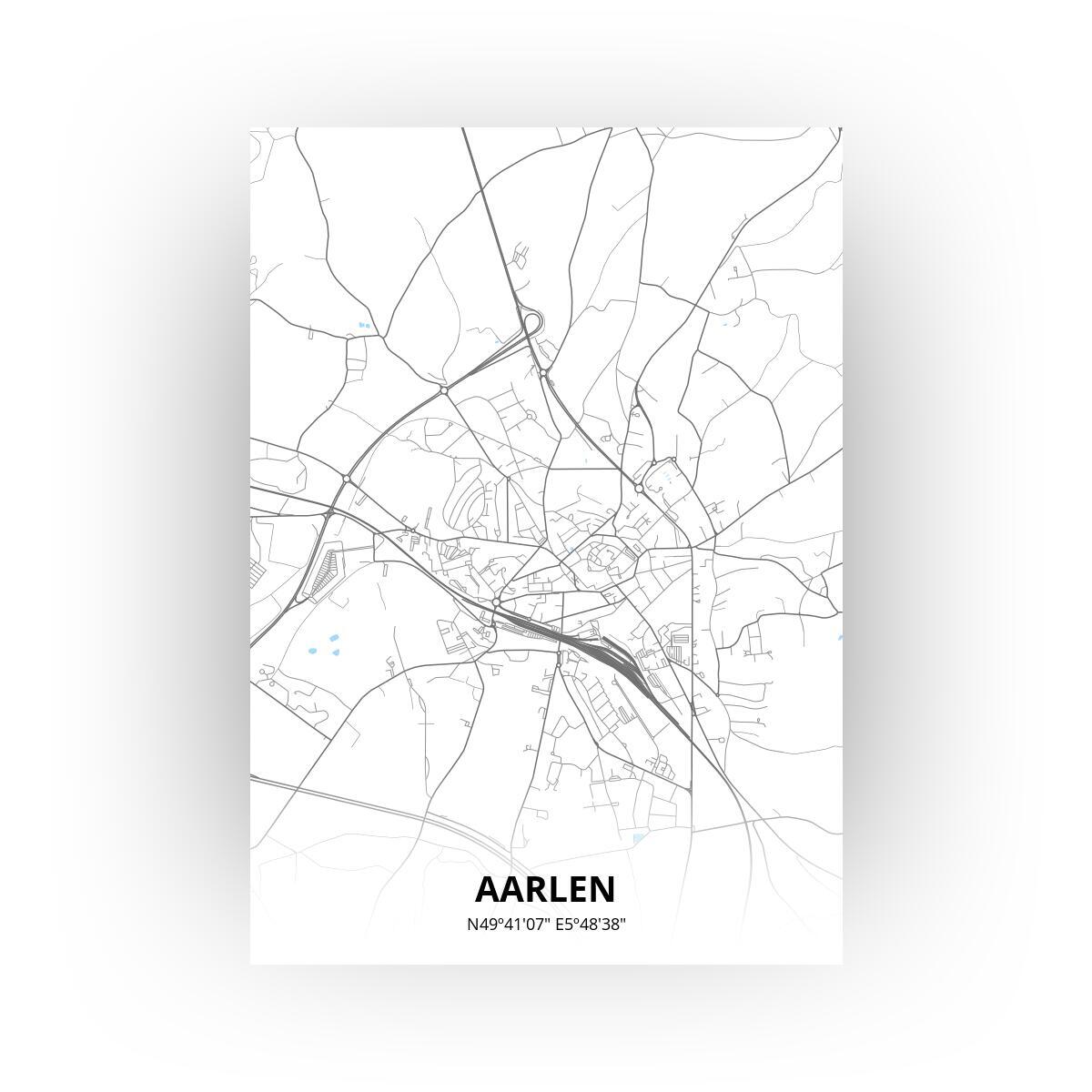 Aarlen poster - Zelf aan te passen!