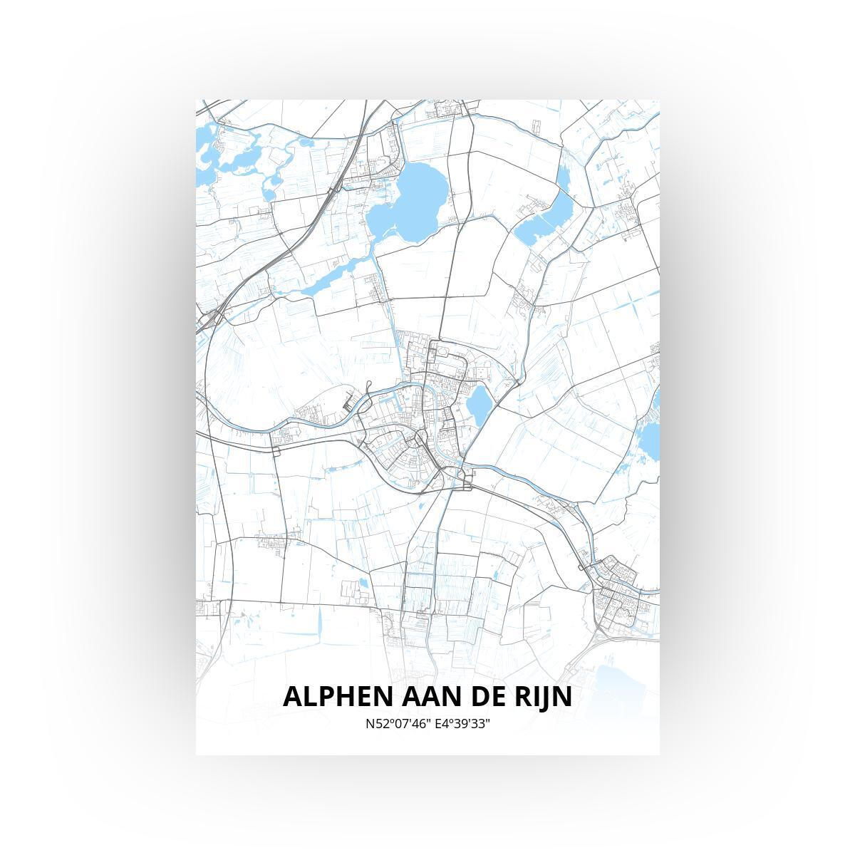 Alphen Aan De Rijn poster - Zelf aan te passen!