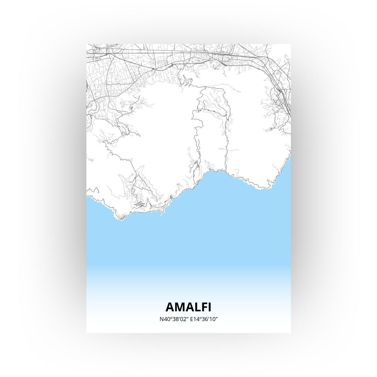 Amalfi poster - Zelf aan te passen!