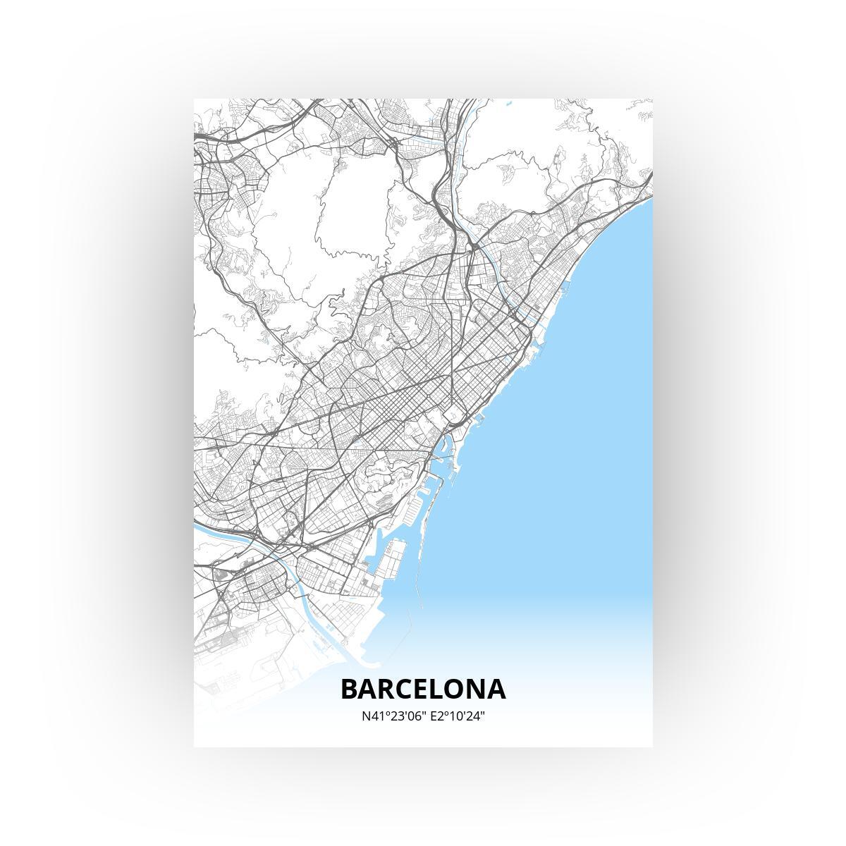 Barcelona poster - Zelf aan te passen!