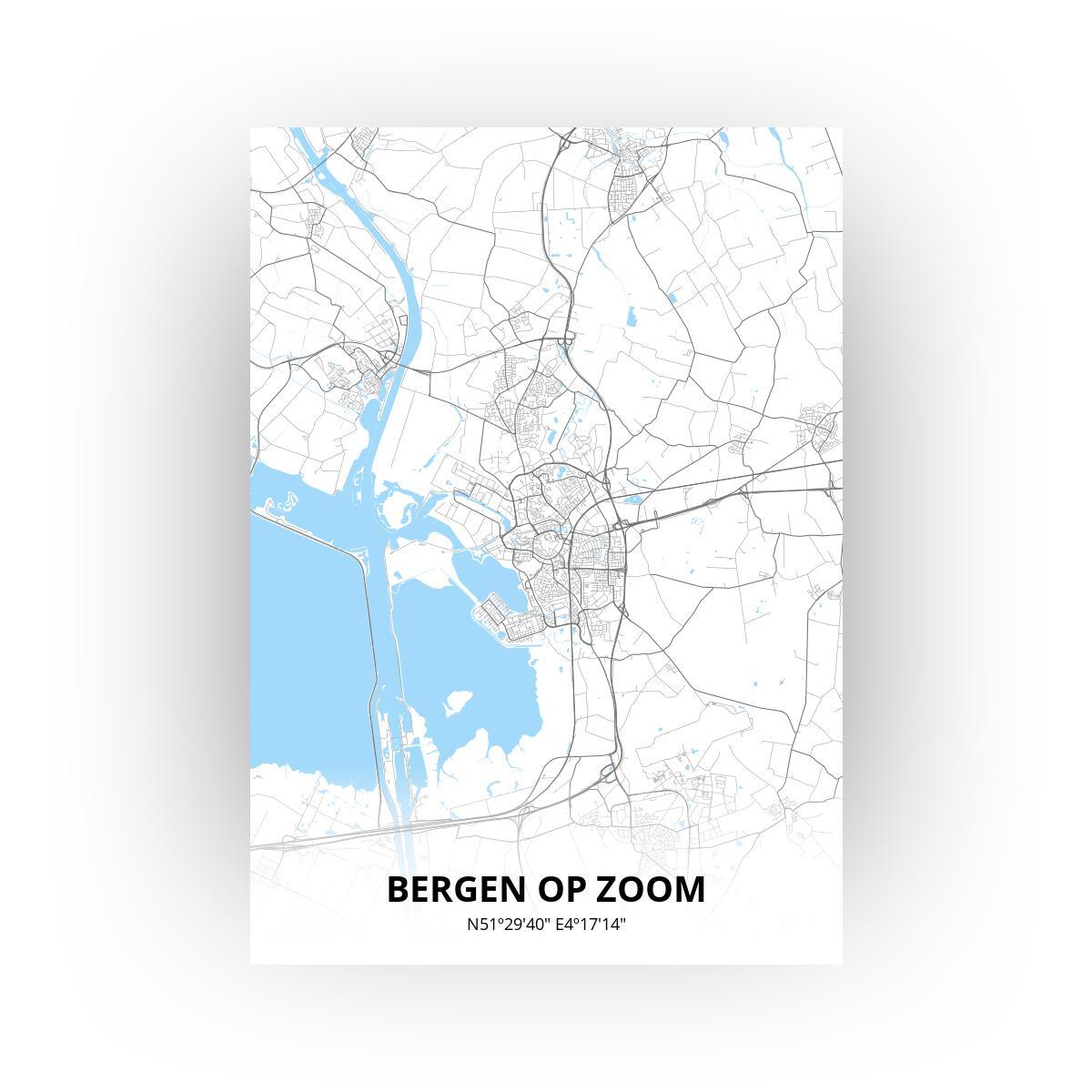 Bergen Op Zoom poster - Zelf aan te passen!