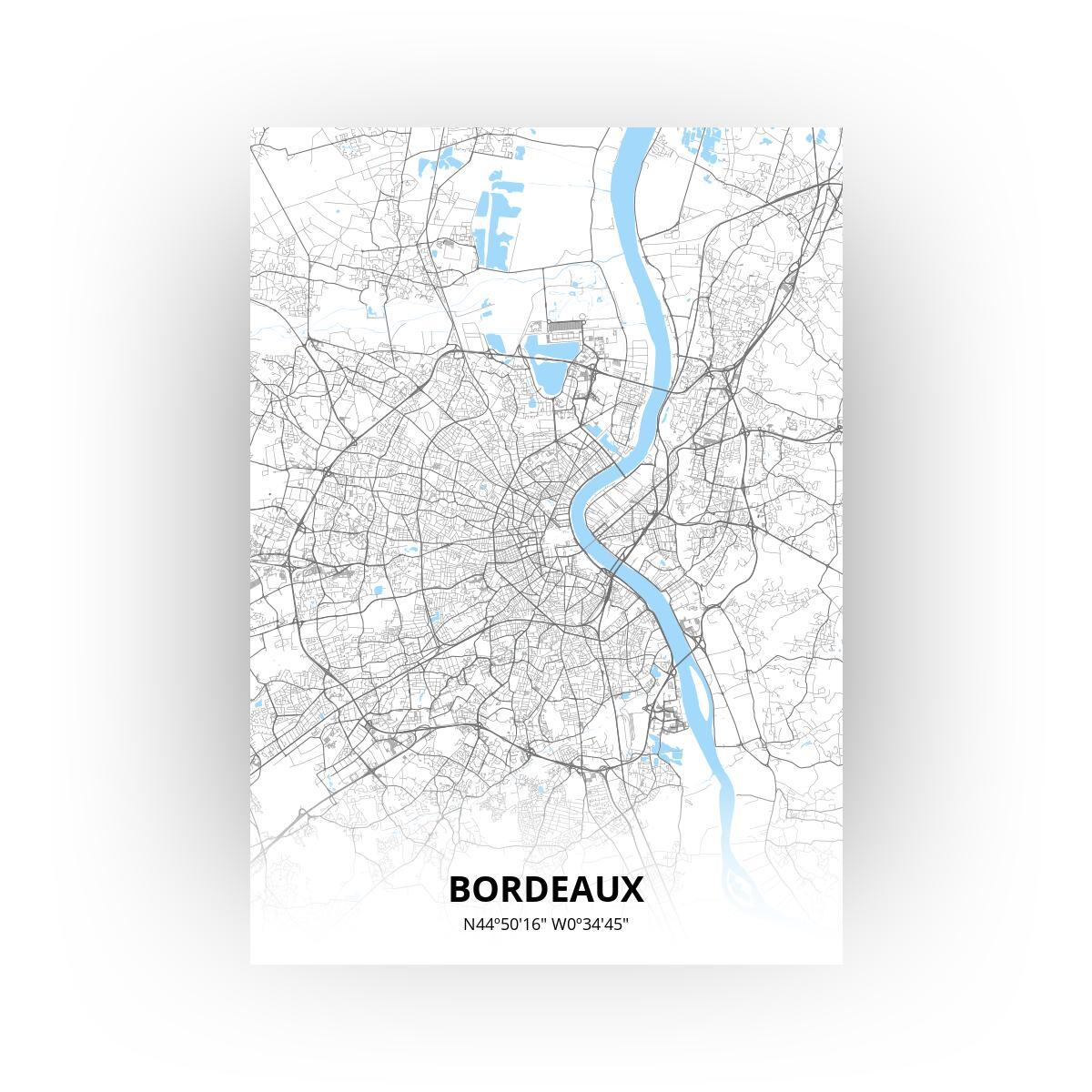 Bordeaux poster - Zelf aan te passen!