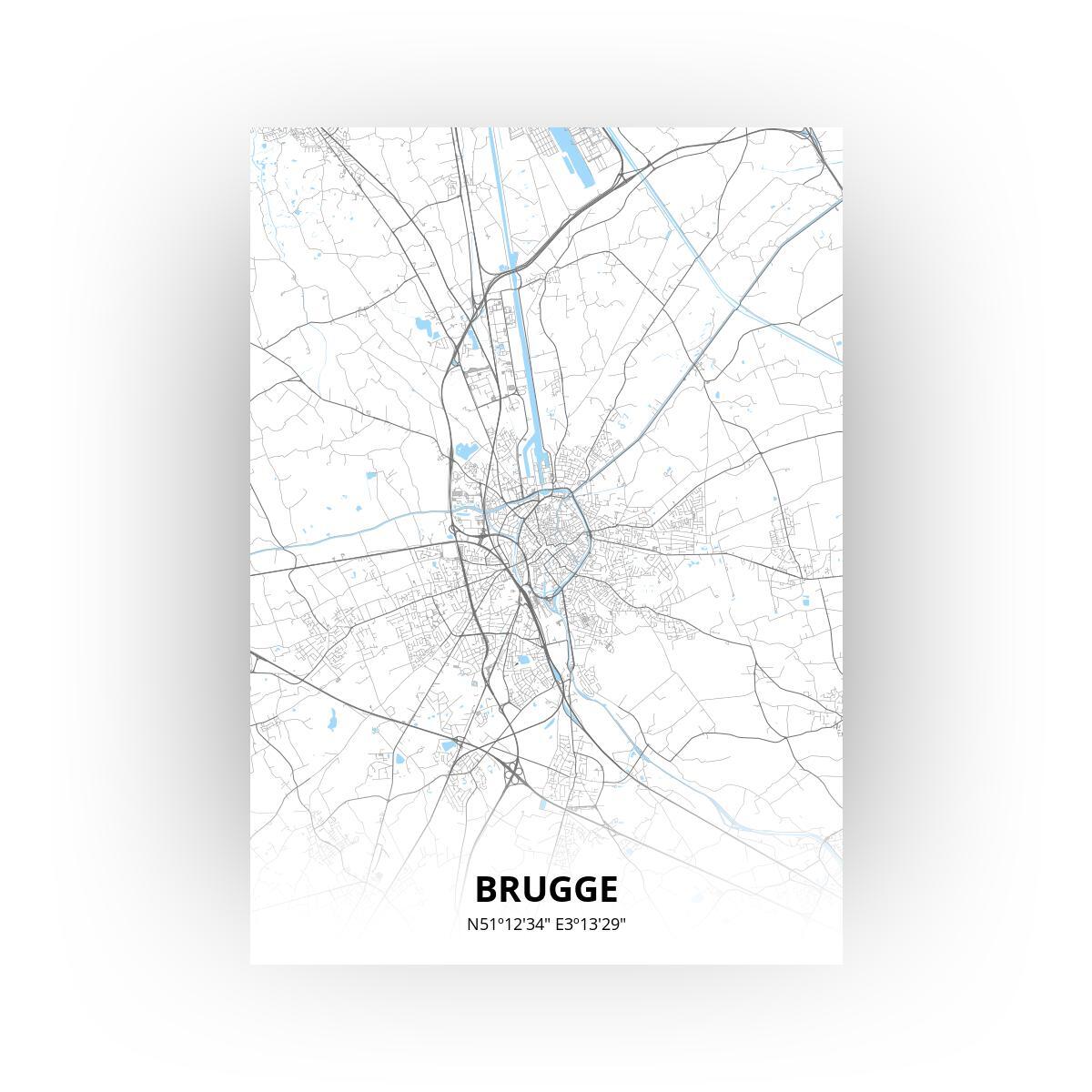 Brugge poster - Zelf aan te passen!
