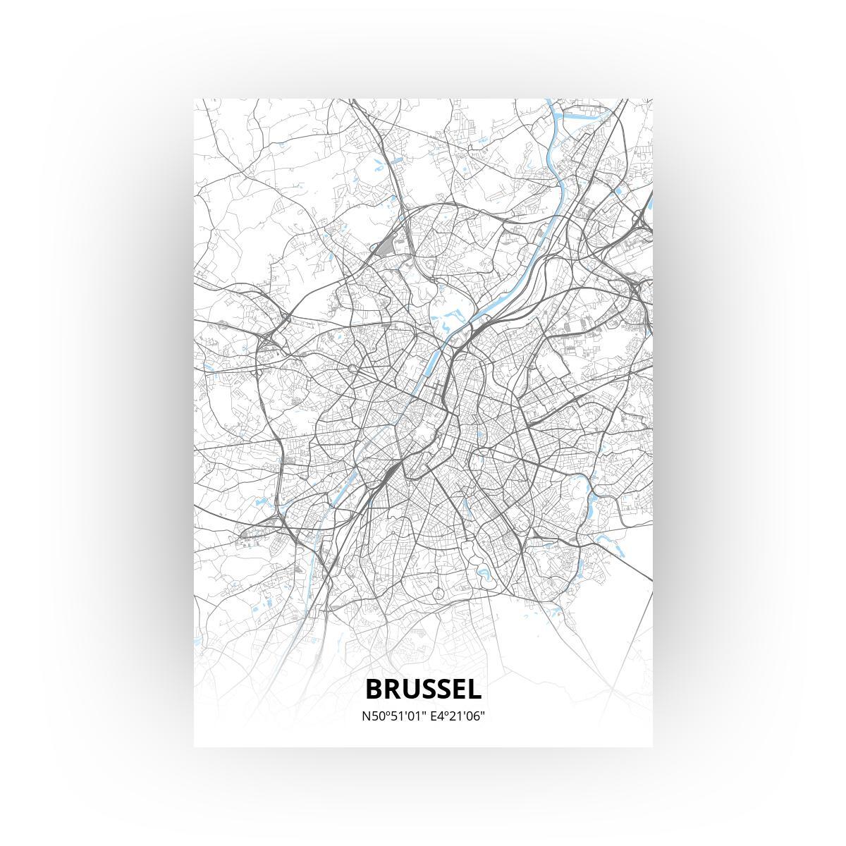 Brussel poster - Zelf aan te passen!