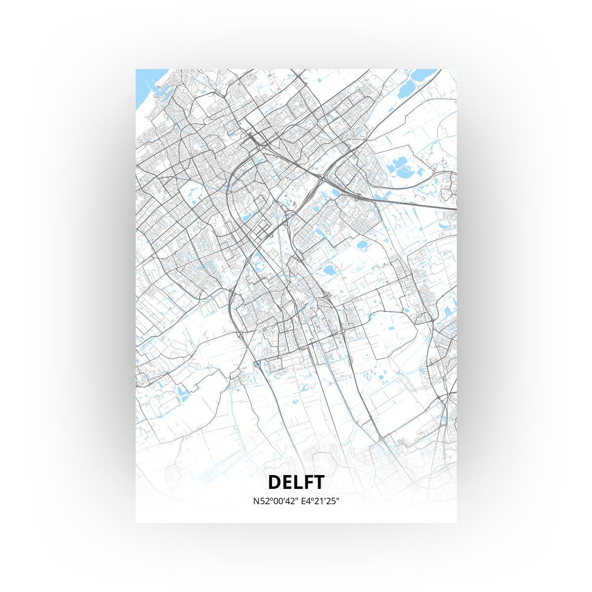 Delft poster - Zelf aan te passen!