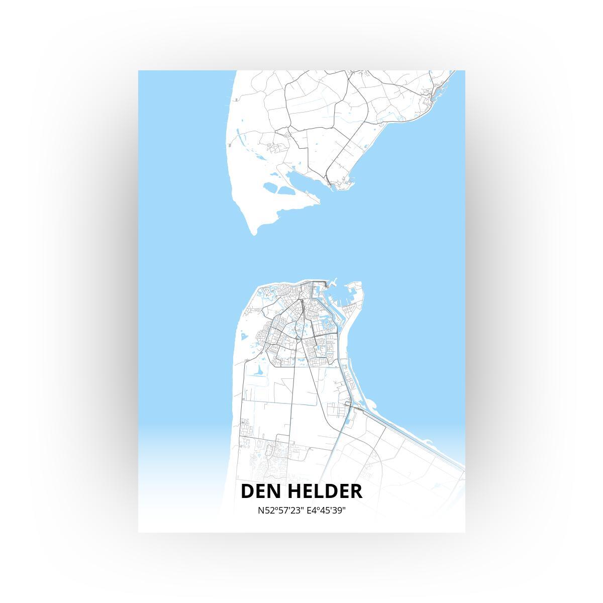 Den Helder poster - Zelf aan te passen!