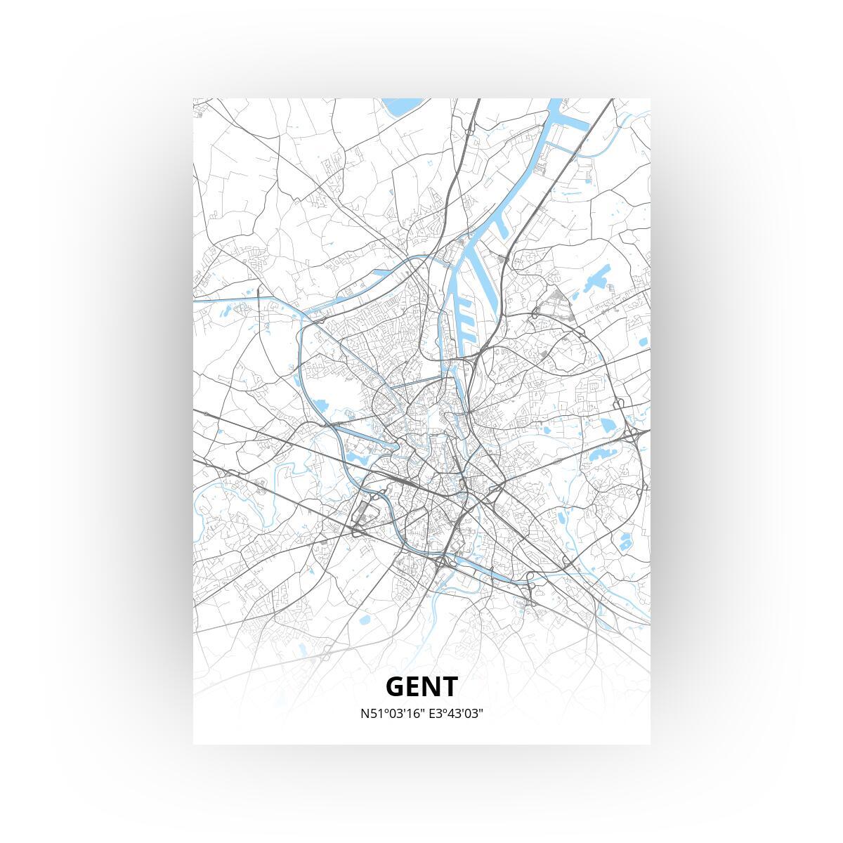 Gent poster - Zelf aan te passen!