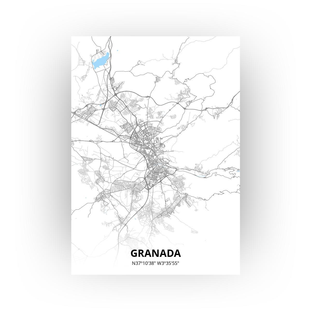 Granada poster - Zelf aan te passen!