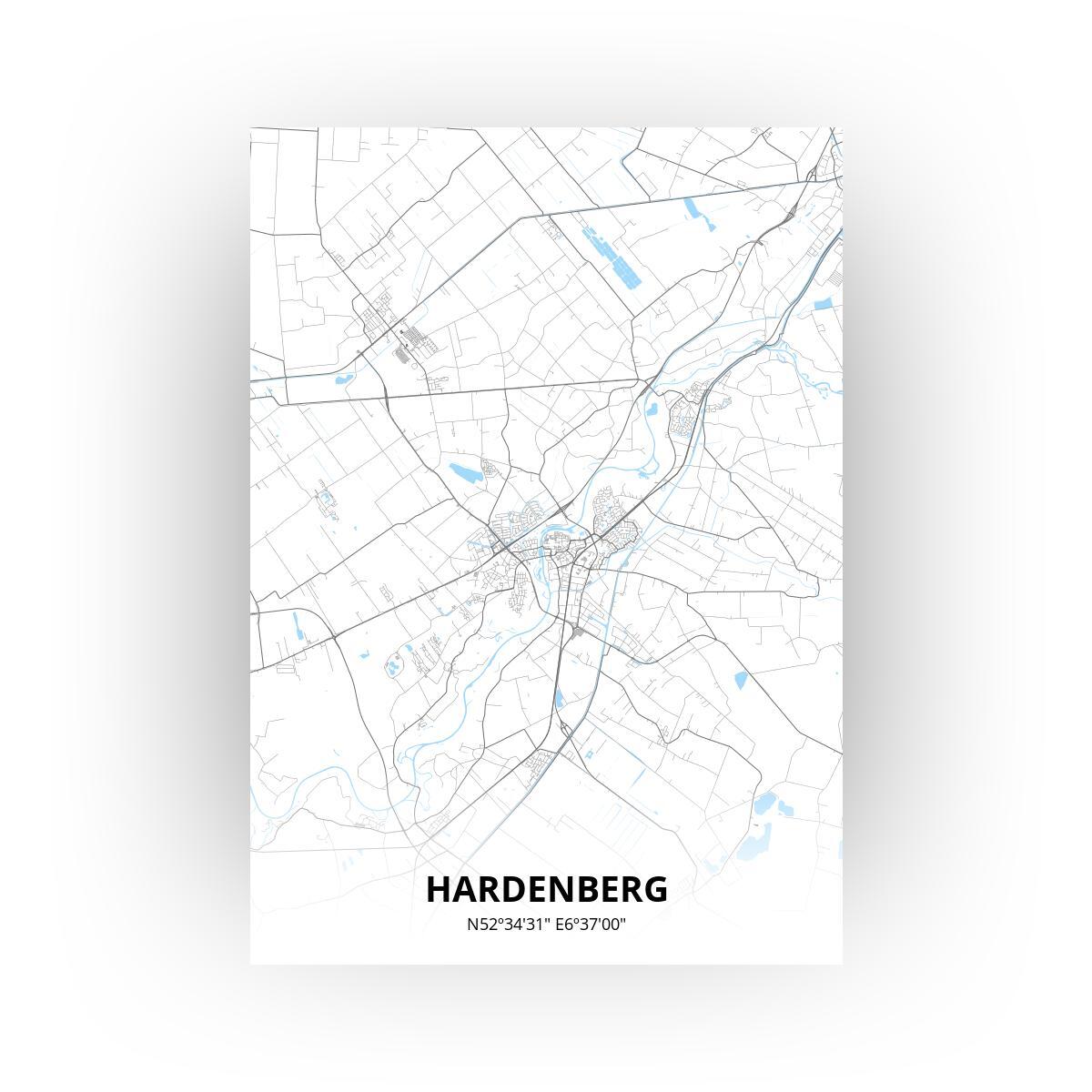 Hardenberg poster - Zelf aan te passen!