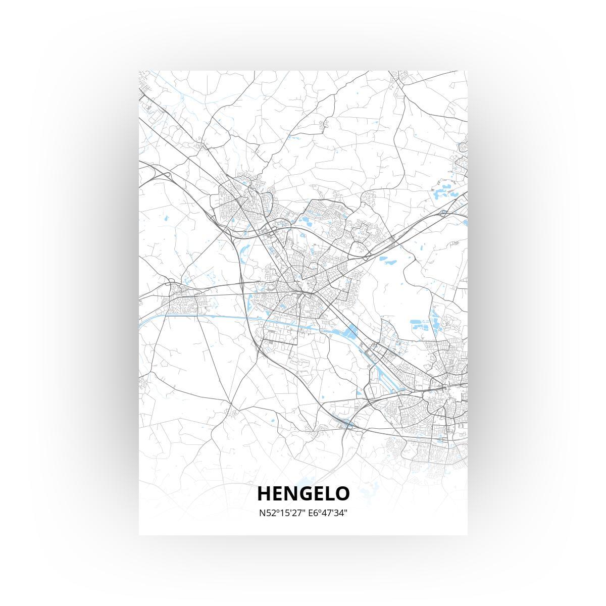 Hengelo poster - Zelf aan te passen!