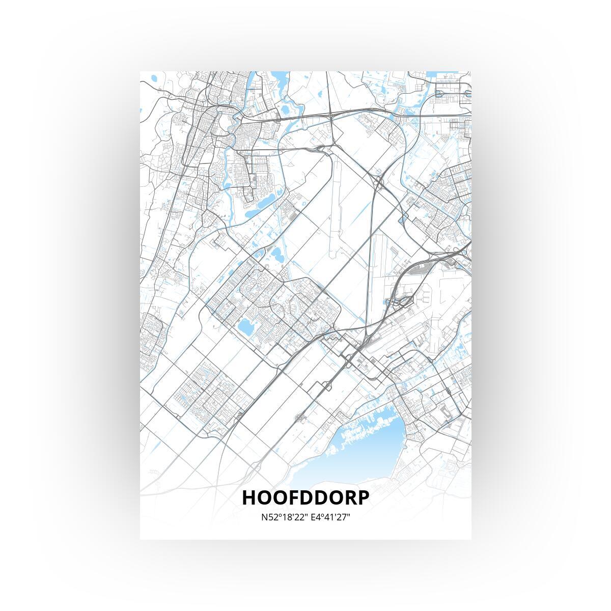 Hoofddorp poster - Zelf aan te passen!
