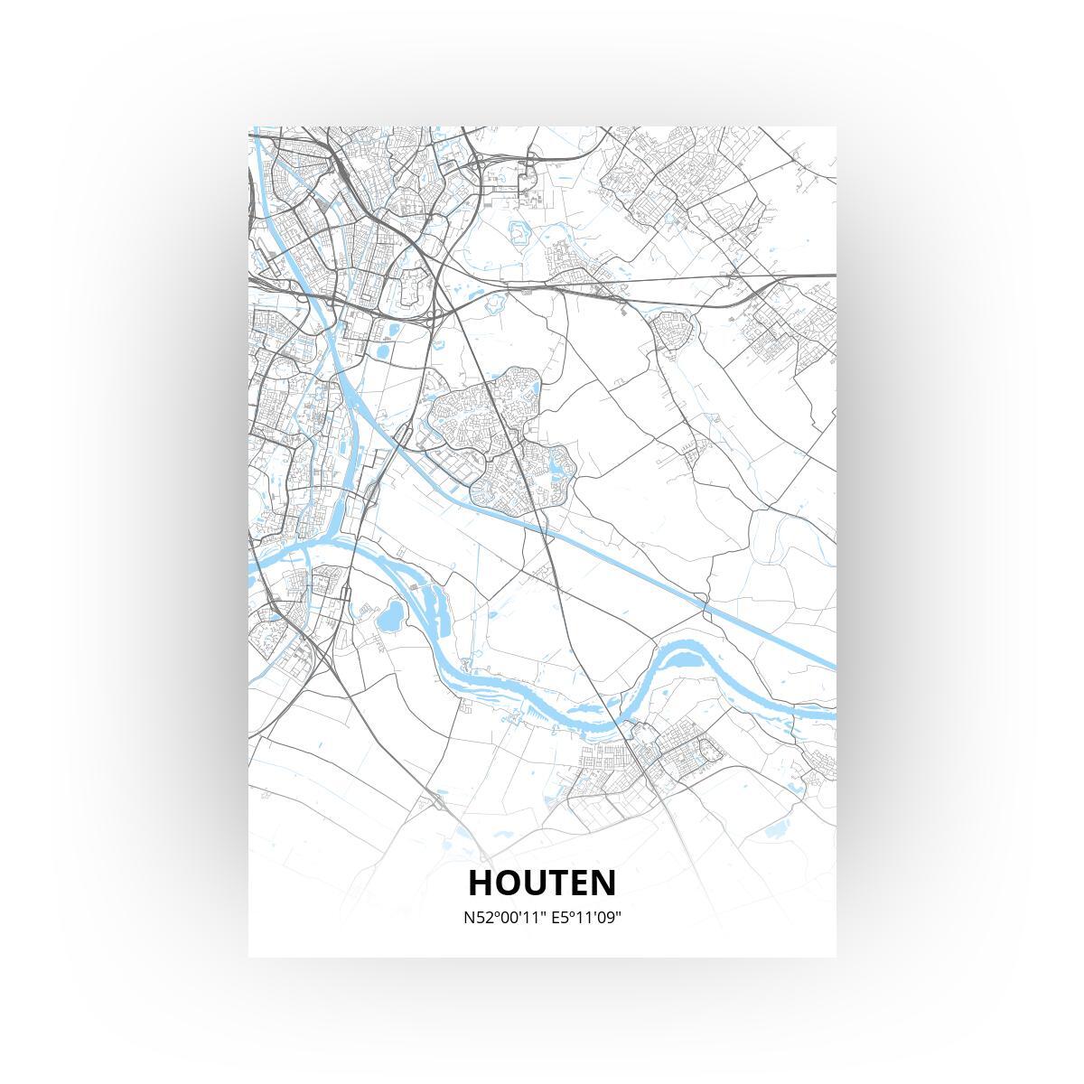 Houten poster - Zelf aan te passen!