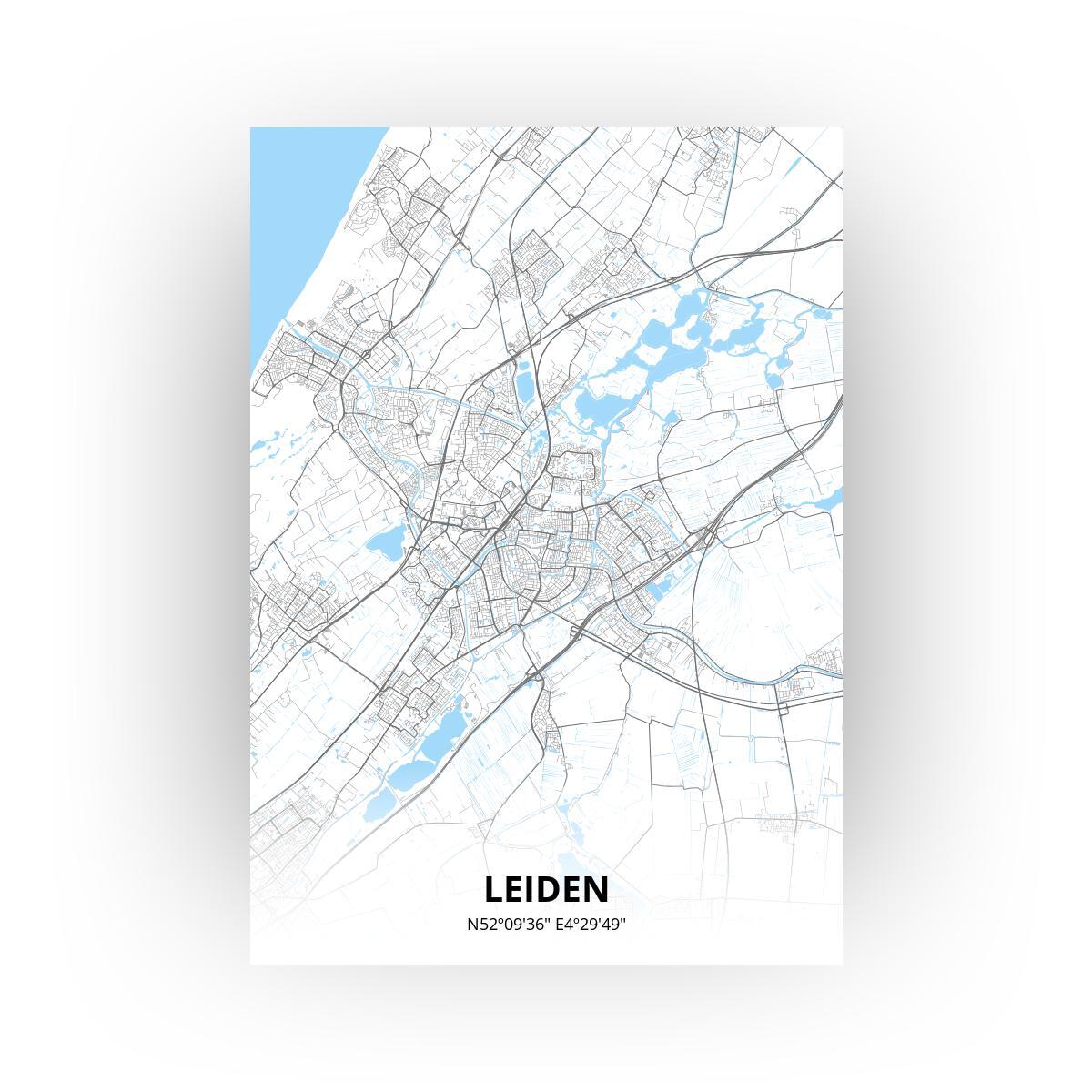Leiden poster - Zelf aan te passen!