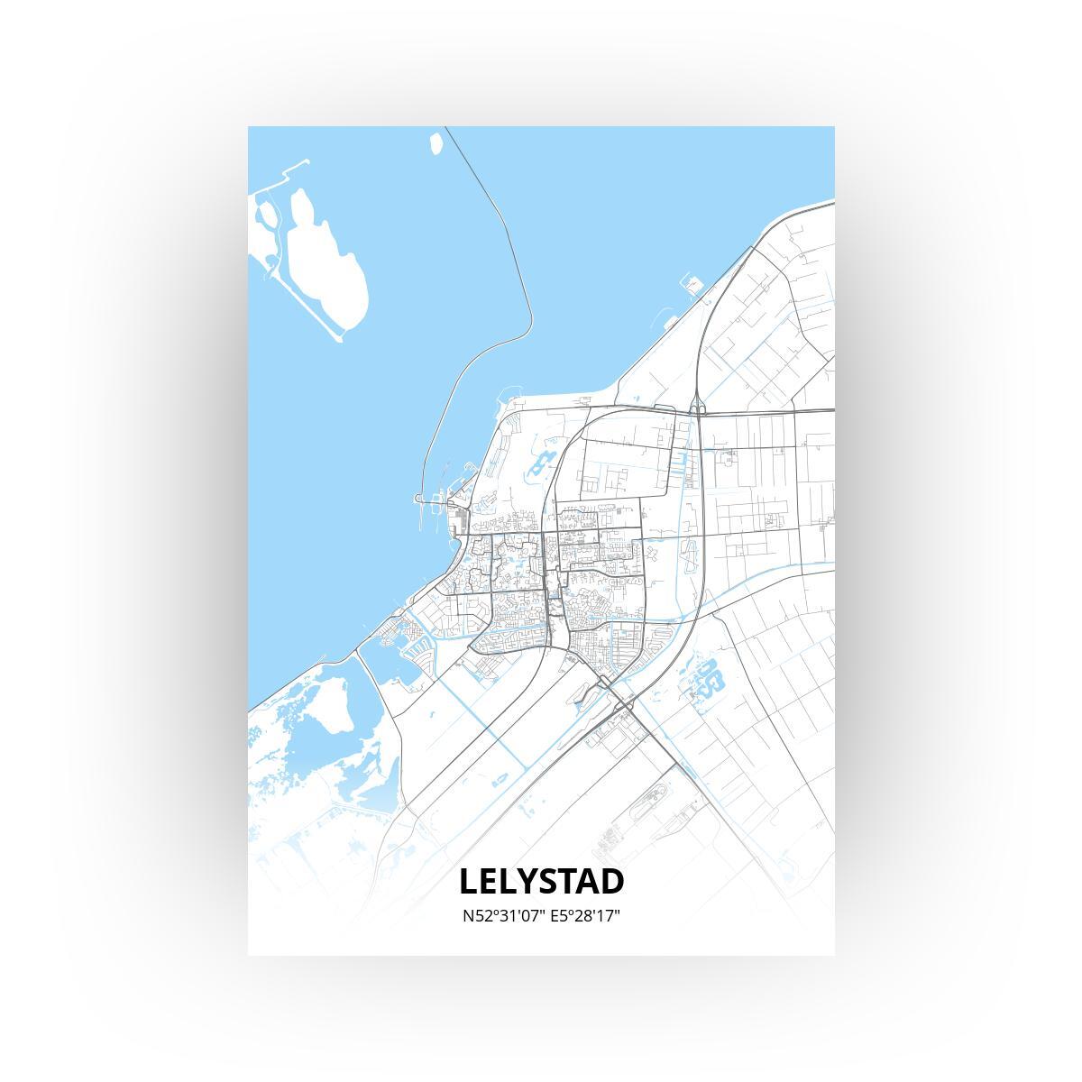 Lelystad poster - Zelf aan te passen!