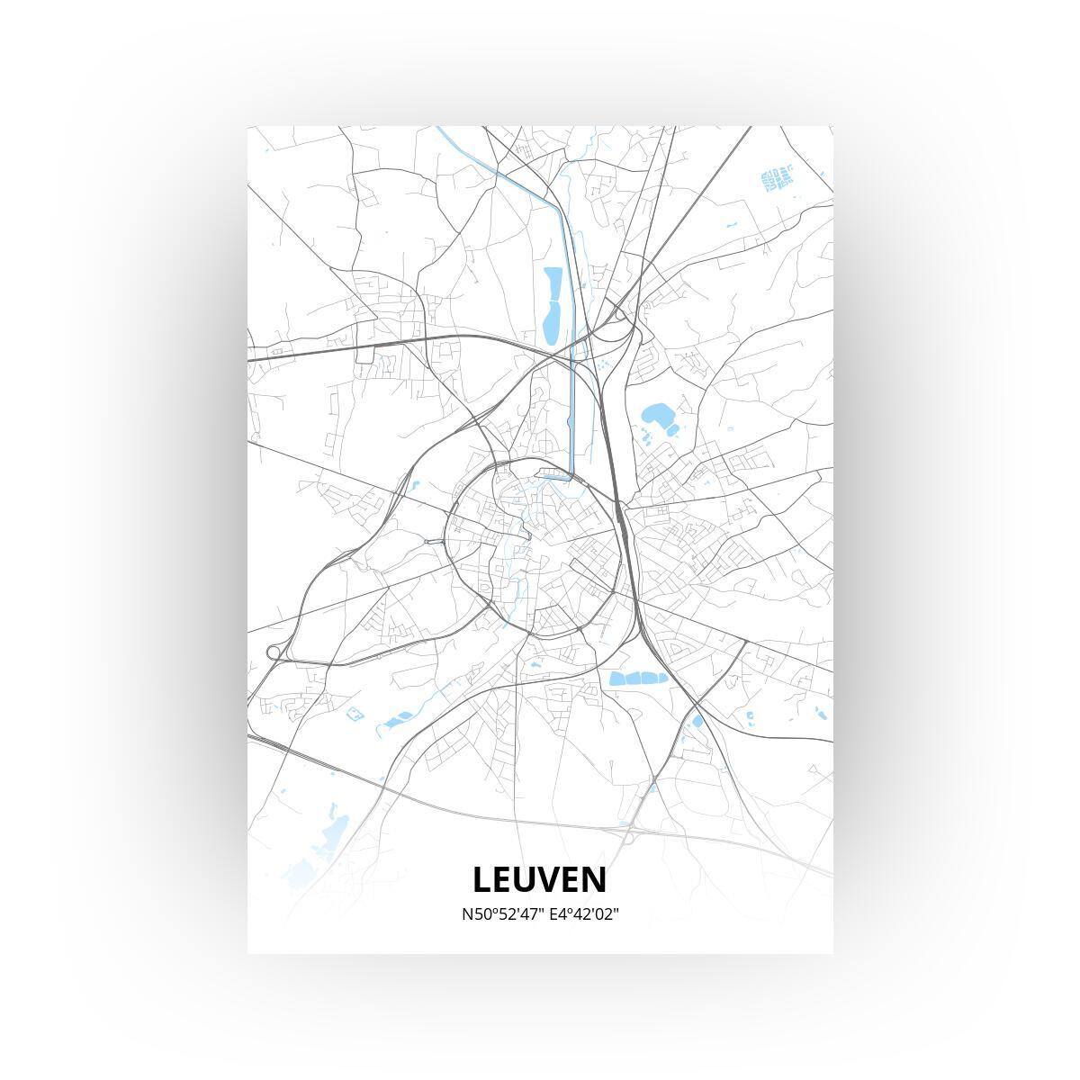 Leuven poster - Zelf aan te passen!