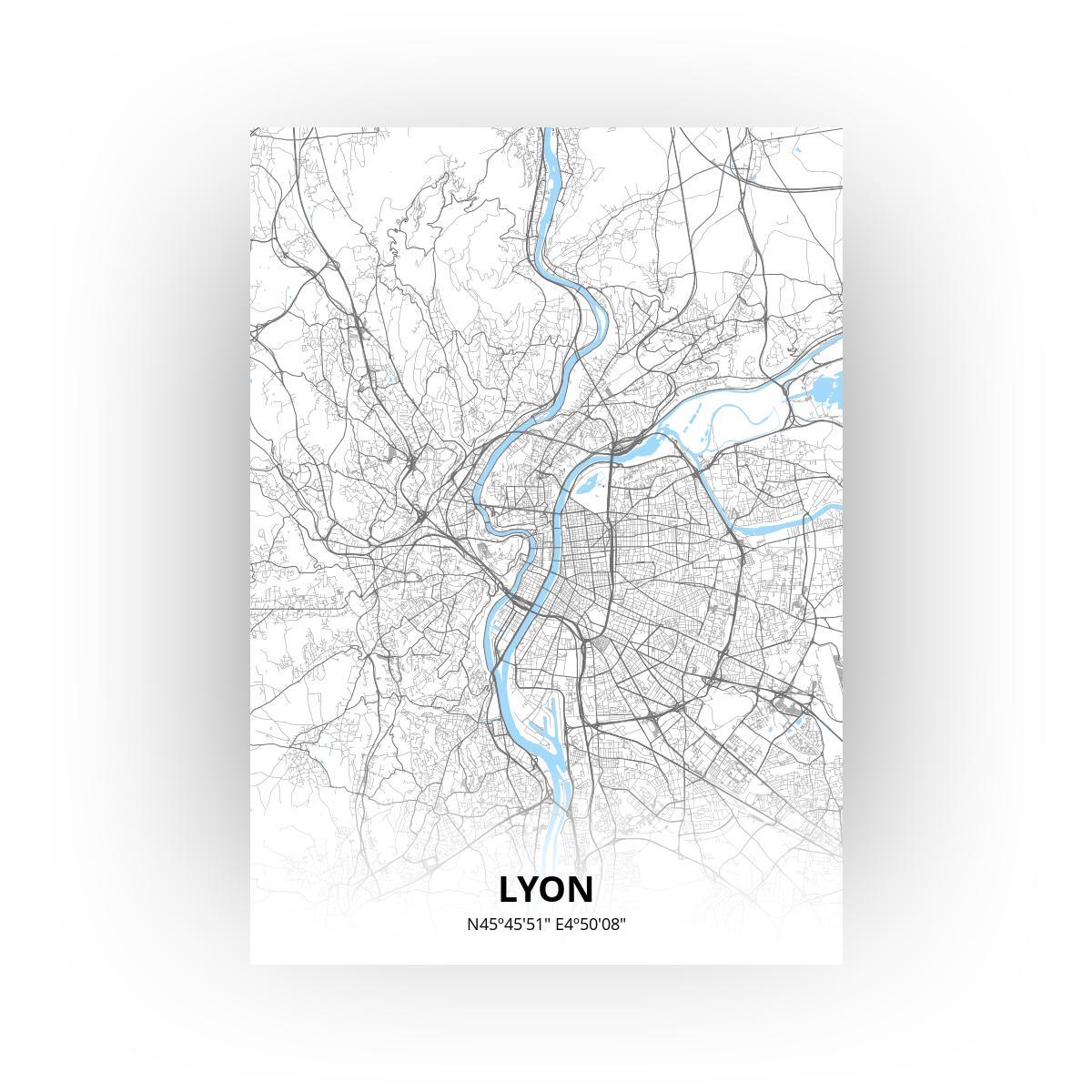 Lyon poster - Zelf aan te passen!
