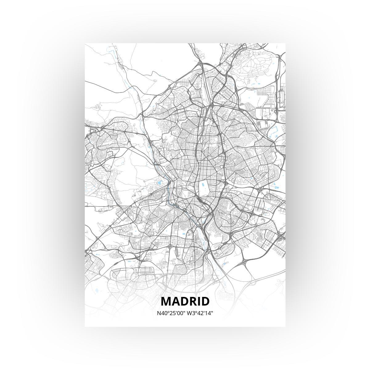 Madrid poster - Zelf aan te passen!