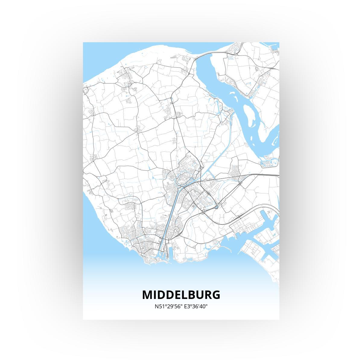 Middelburg poster - Zelf aan te passen!