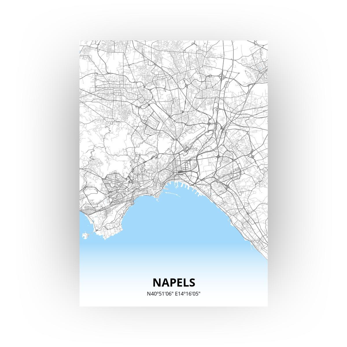 Napels poster - Zelf aan te passen!