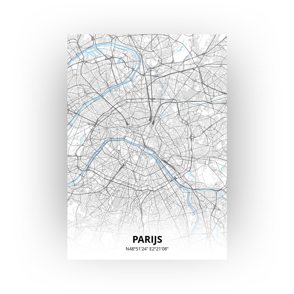 Parijs poster - Zelf aan te passen!