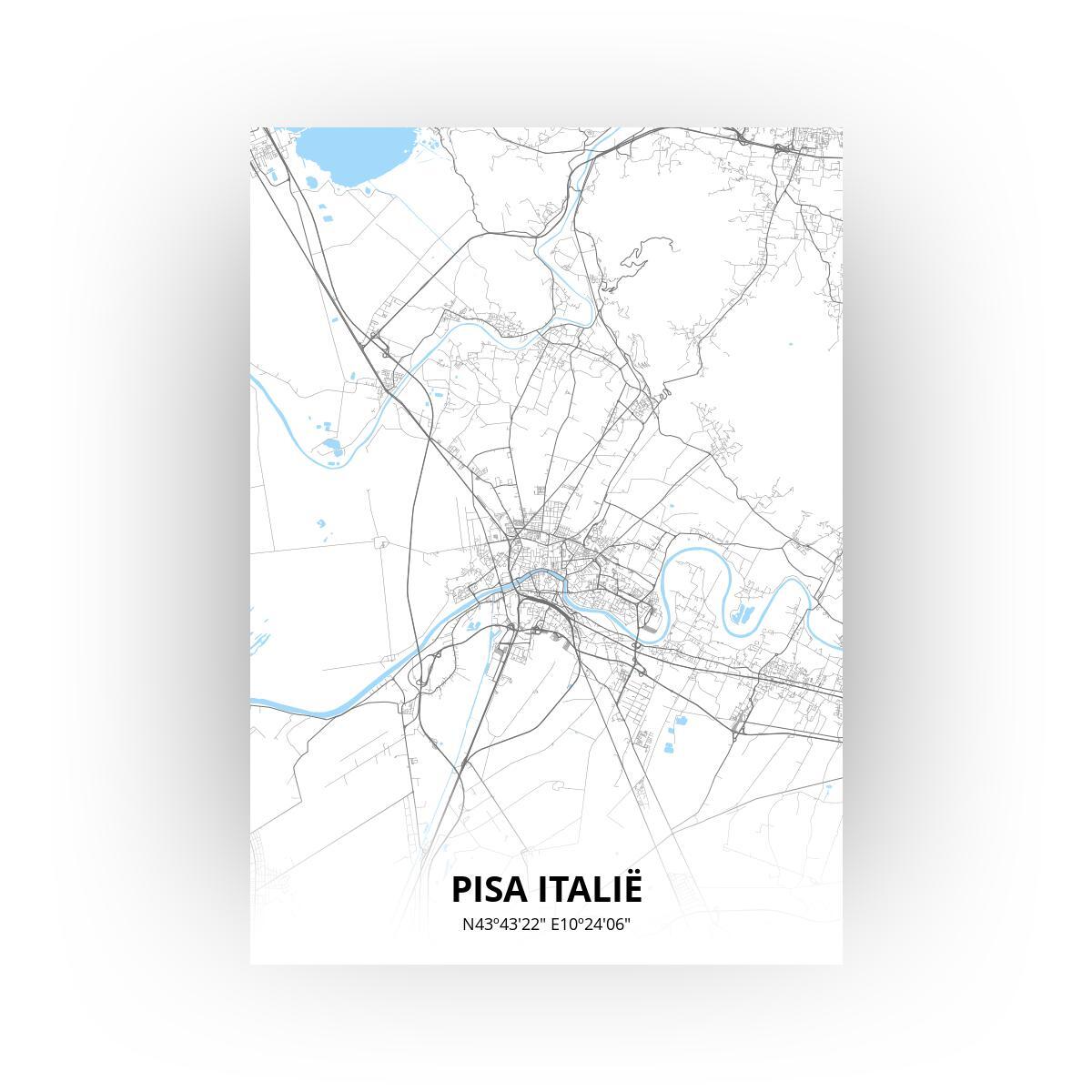 Pisa Italië poster - Zelf aan te passen!