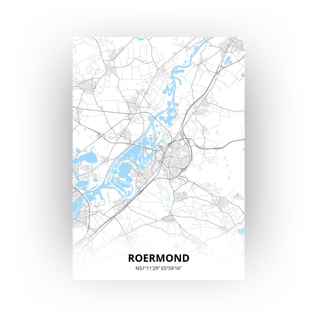 Roermond poster - Zelf aan te passen!