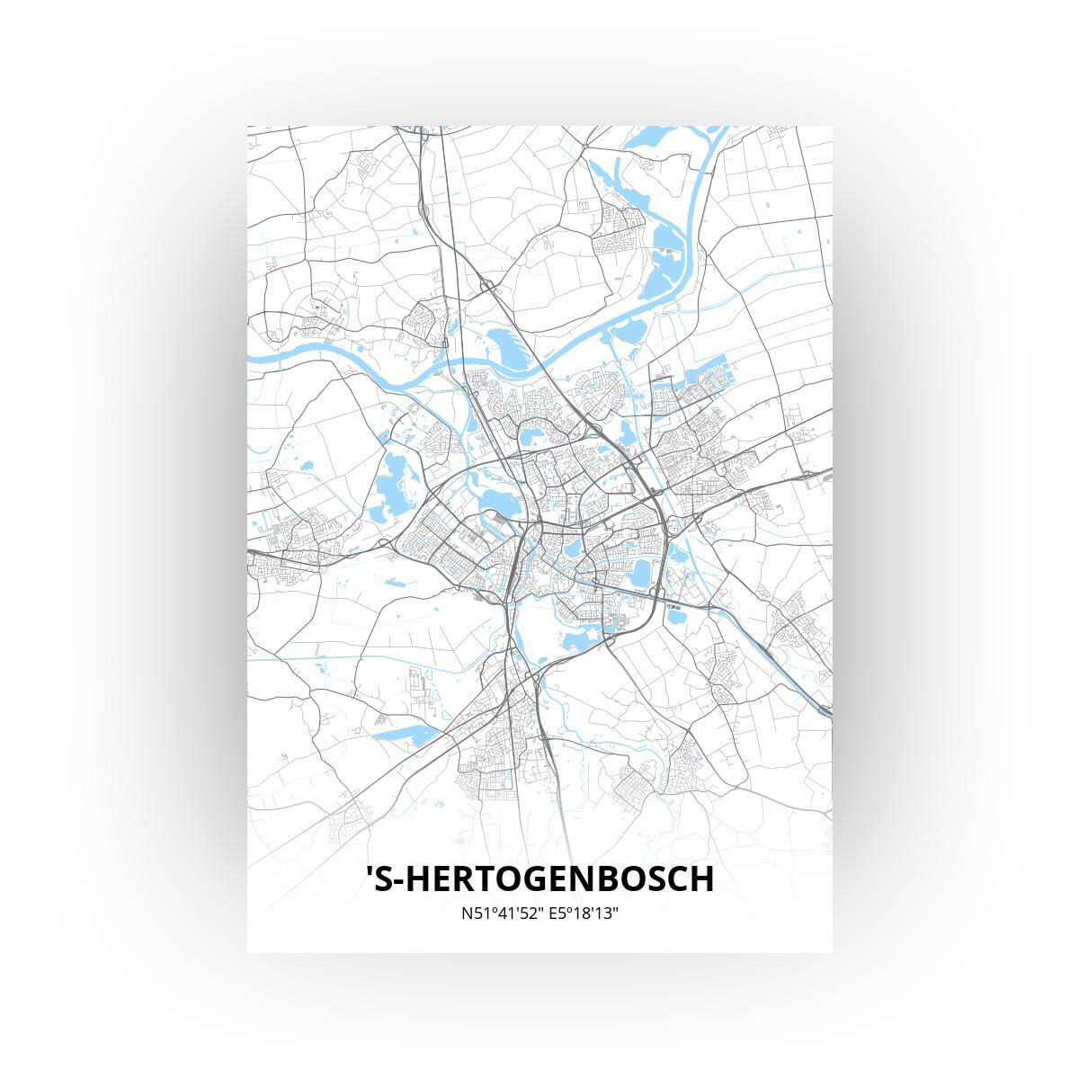 's-Hertogenbosch poster - Zelf aan te passen!