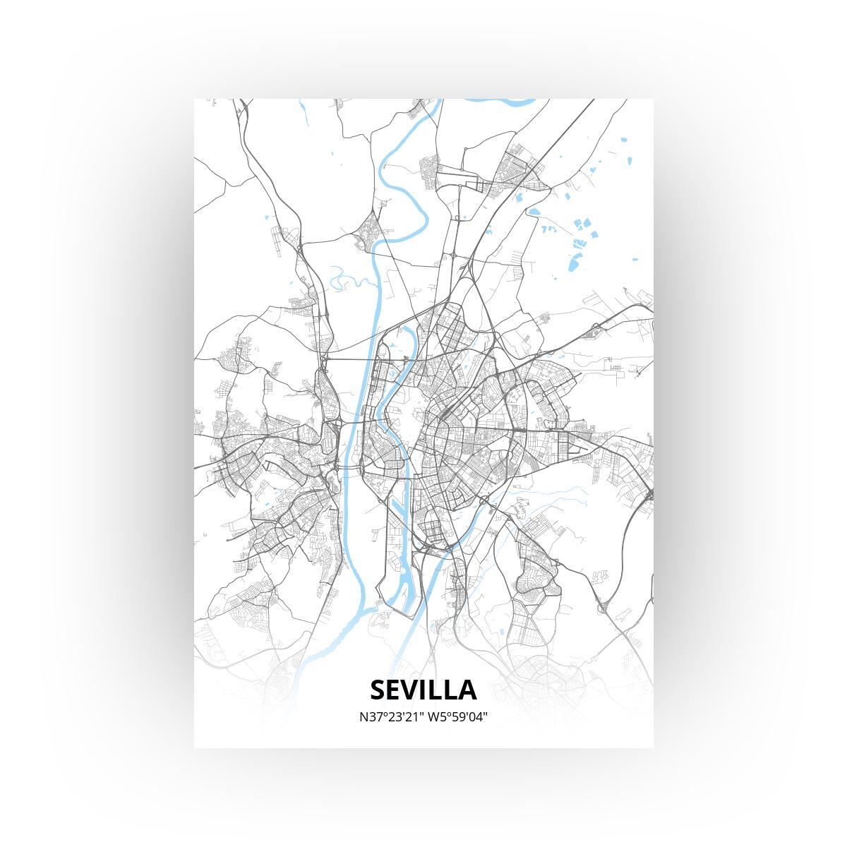 Sevilla poster - Zelf aan te passen!