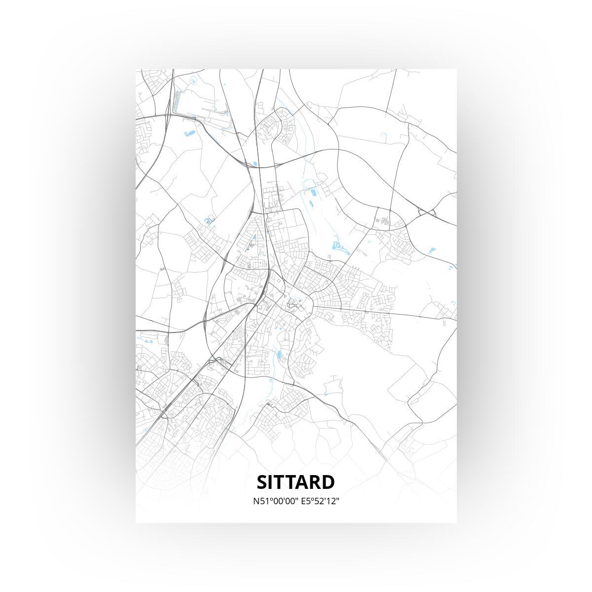 Sittard poster - Zelf aan te passen!