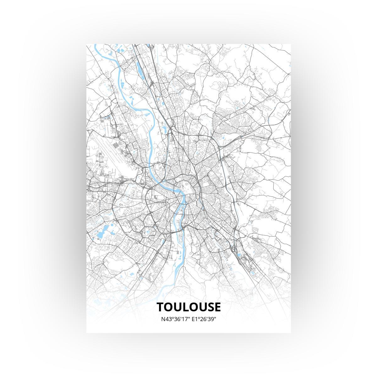 Toulouse poster - Zelf aan te passen!
