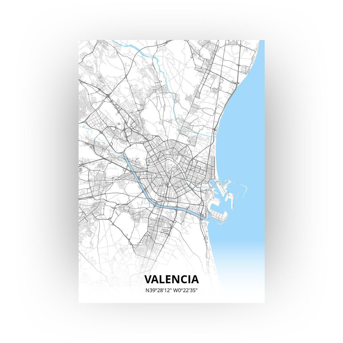 Valencia poster - Zelf aan te passen!