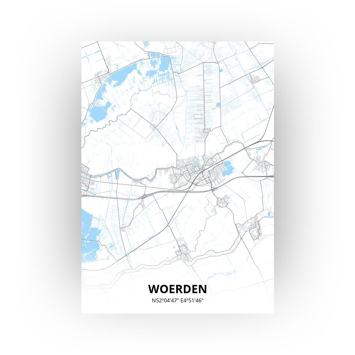 Woerden poster - Zelf aan te passen!