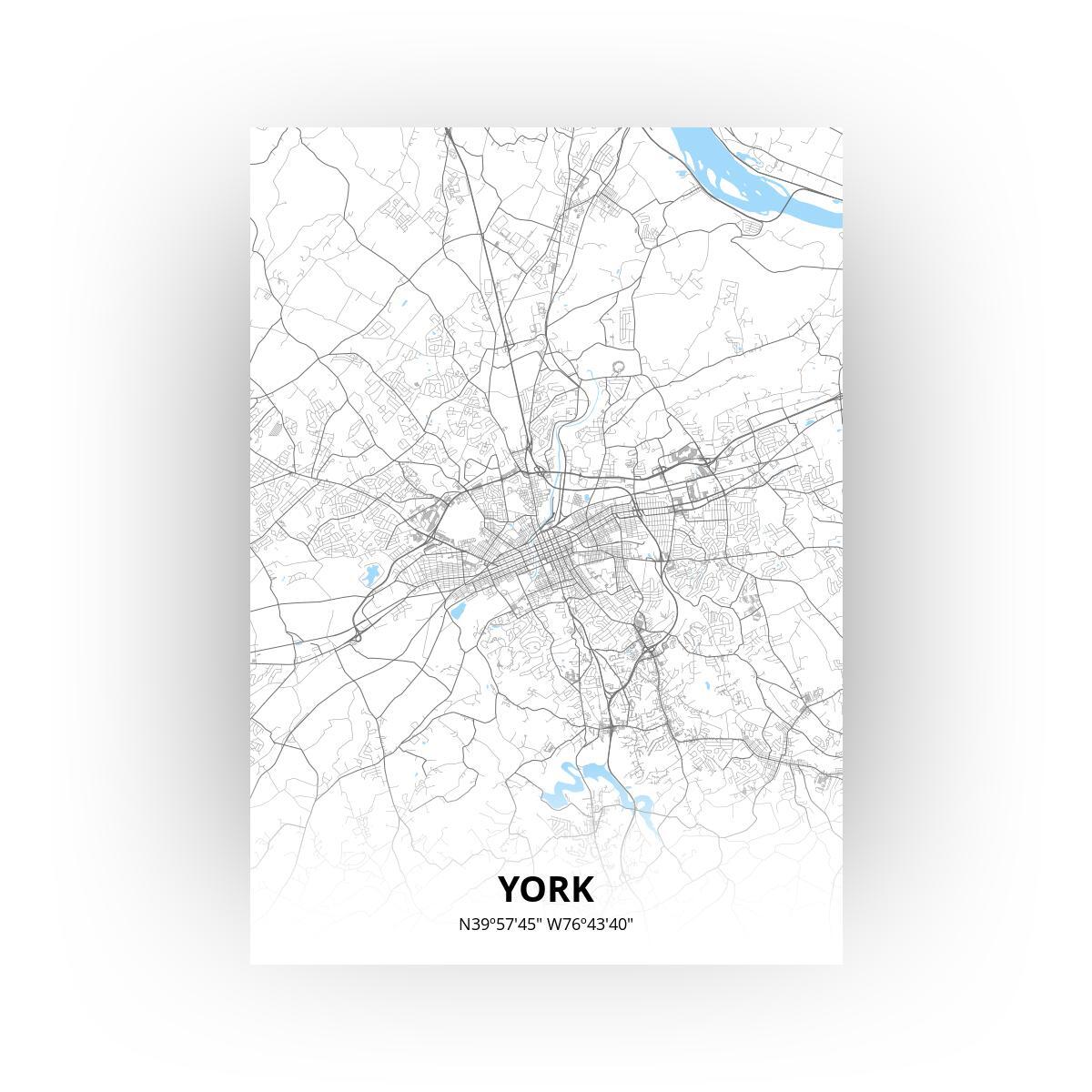 York poster - Zelf aan te passen!
