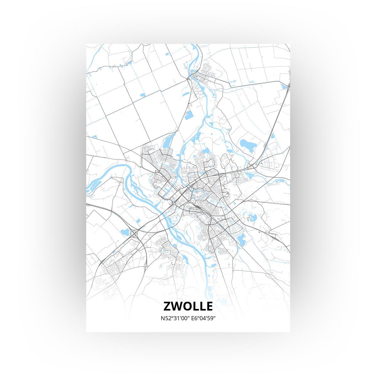 Zwolle poster - Zelf aan te passen!