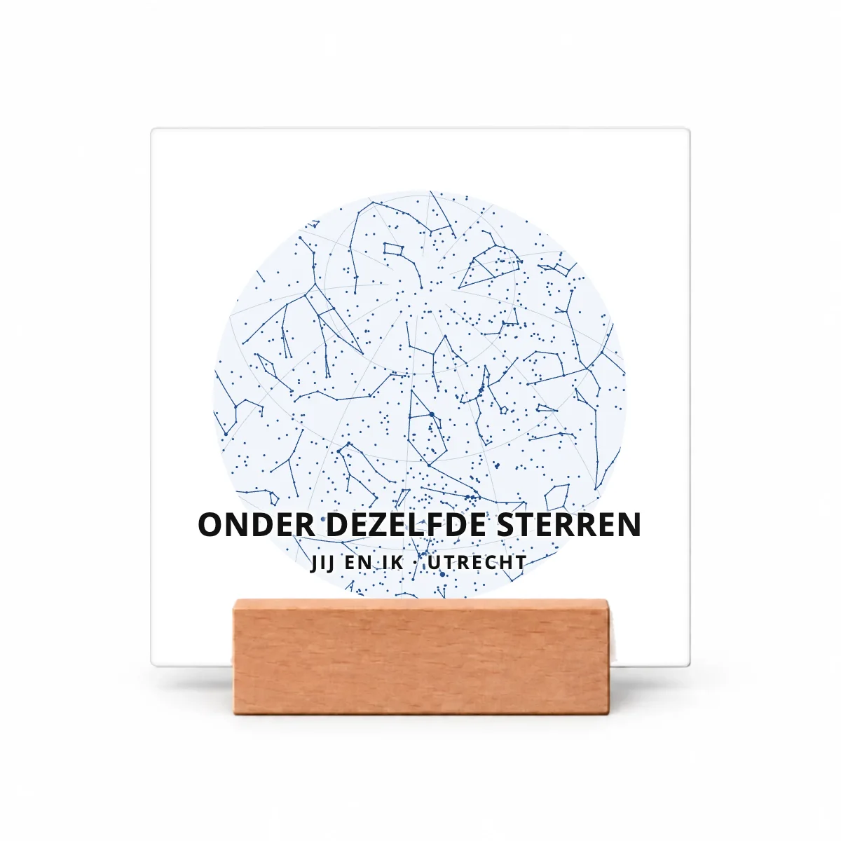 Onder dezelfde sterren op een tegeltje