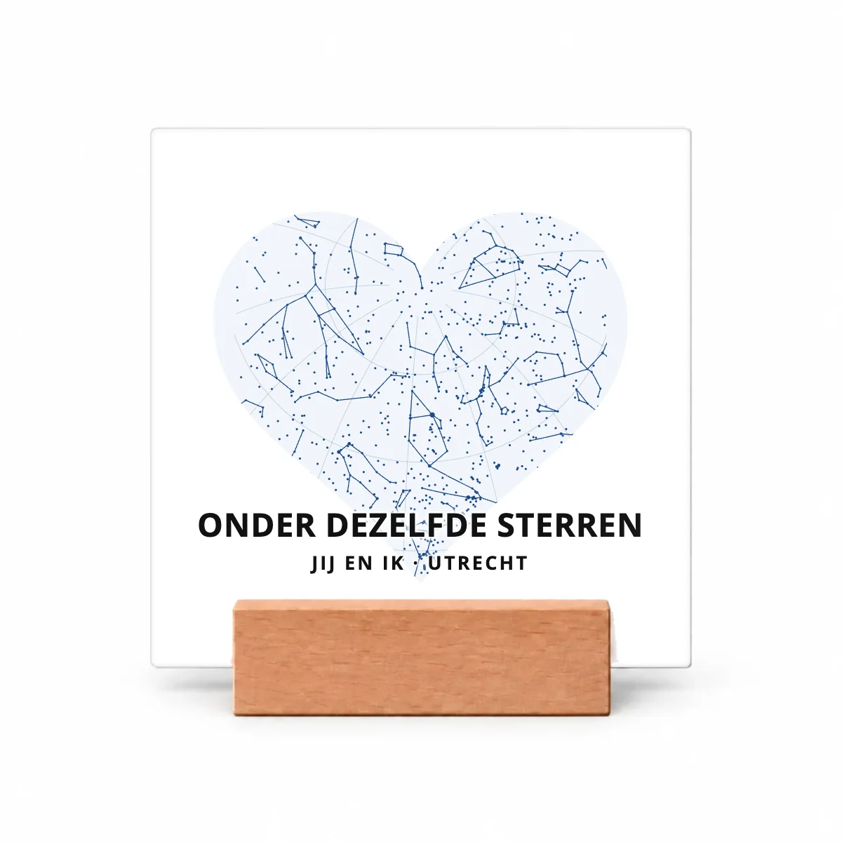 Onder dezelfde sterren op een tegeltje